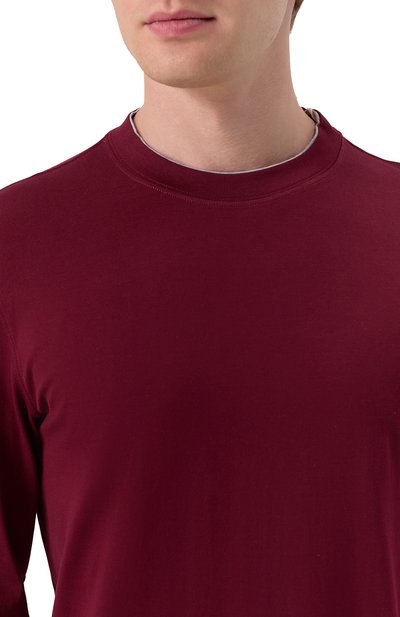 Хлопковый лонгслив BRUNELLO CUCINELLI, арт. M0B137433, фото 5