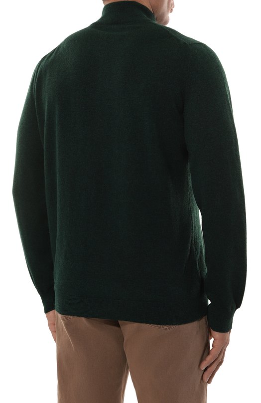 Кашемировый джемпер Kiton UMK0524K140 Зелёный  UMK0524K140 Фото 4