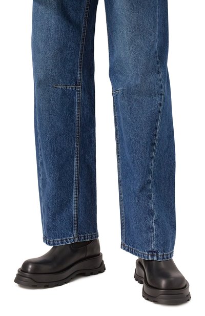 Кожаные челси JIL SANDER черного цвета по цене 138000 руб., арт. J44WU0018-P4942, фото 3 Кожаные челси JIL SANDER, арт. J44WU0018-P4942, фото 3