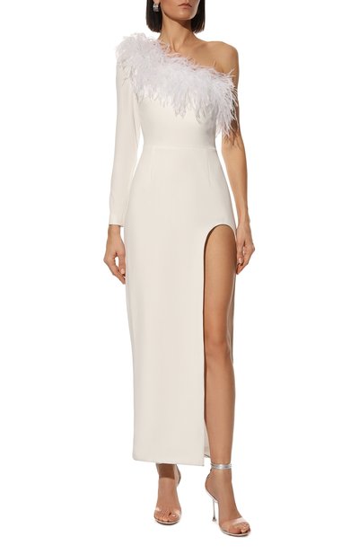 Платье с отделкой перьями ALINE, арт. AL22FW150605, фото 2