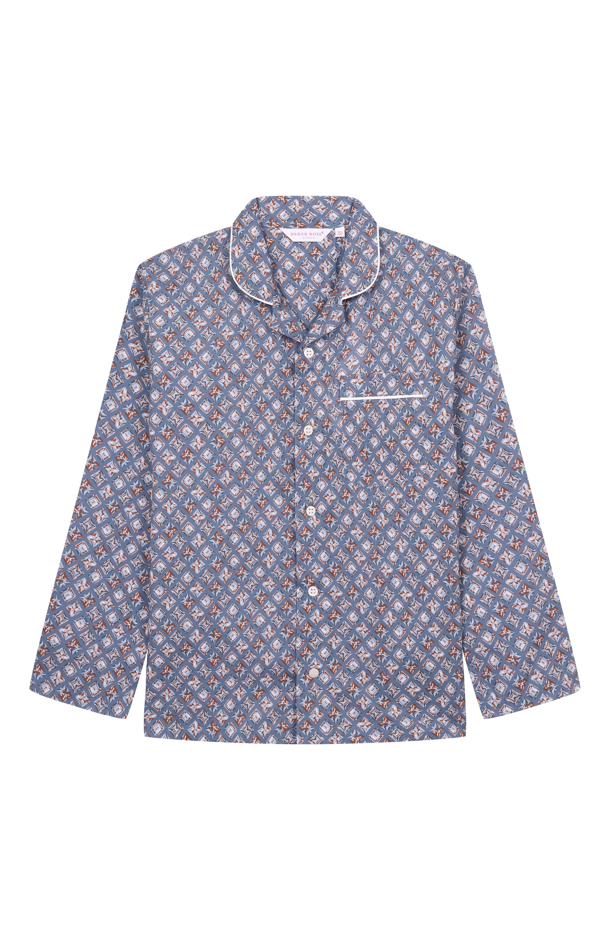 Хлопковая пижама DEREK ROSE, арт. 7025/LEDB091, фото 2