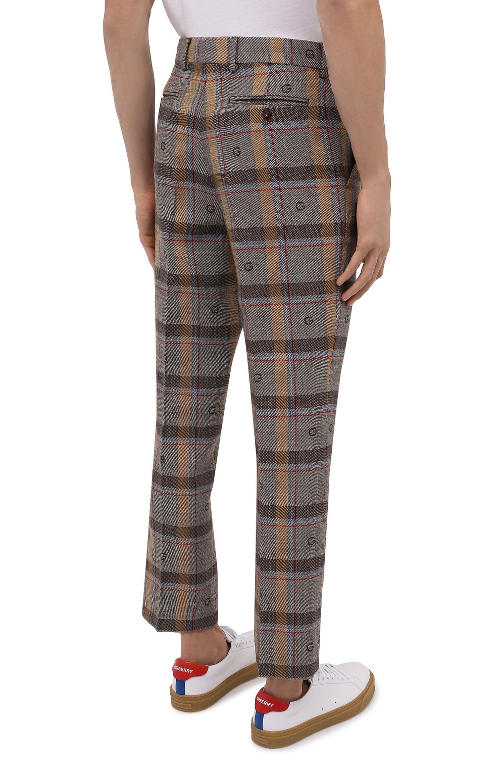 Шерстяные брюки GUCCI, арт. 680704/ZAHLM, фото 4
