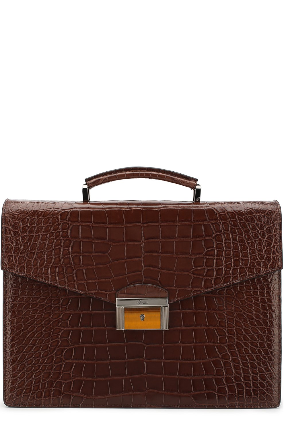 Портфель из кожи аллигатора BRIONI, арт. 0ITC0L/P7716, фото 1