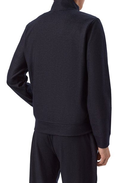Толстовка из хлопка и шерсти CORNELIANI, арт. 28G566/2A25014, фото 4