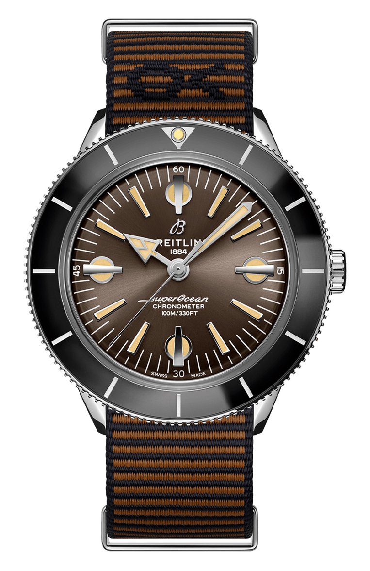 Мужские часы superocean heritage' 57 outerknown BREITLING бесцветного цвета, арт. A103703A1Q1W1 | Фото 1 (Механизм: Автомат; Материал корпуса: Сталь; Региональные ограничения белый список (Axapta Mercury): Не проставлено; Нос: Не проставлено; Ограничения доставки: m-style)