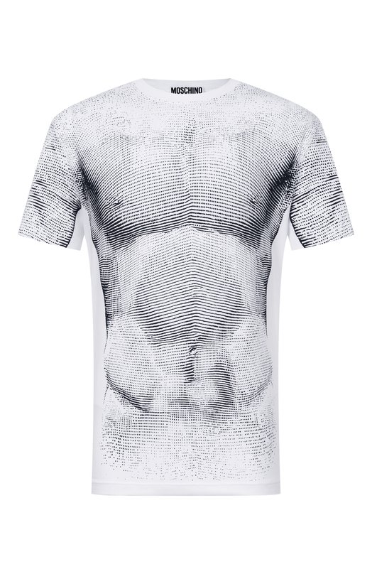 Хлопковая футболка Moschino A0724/0245 Белый A0724/0245