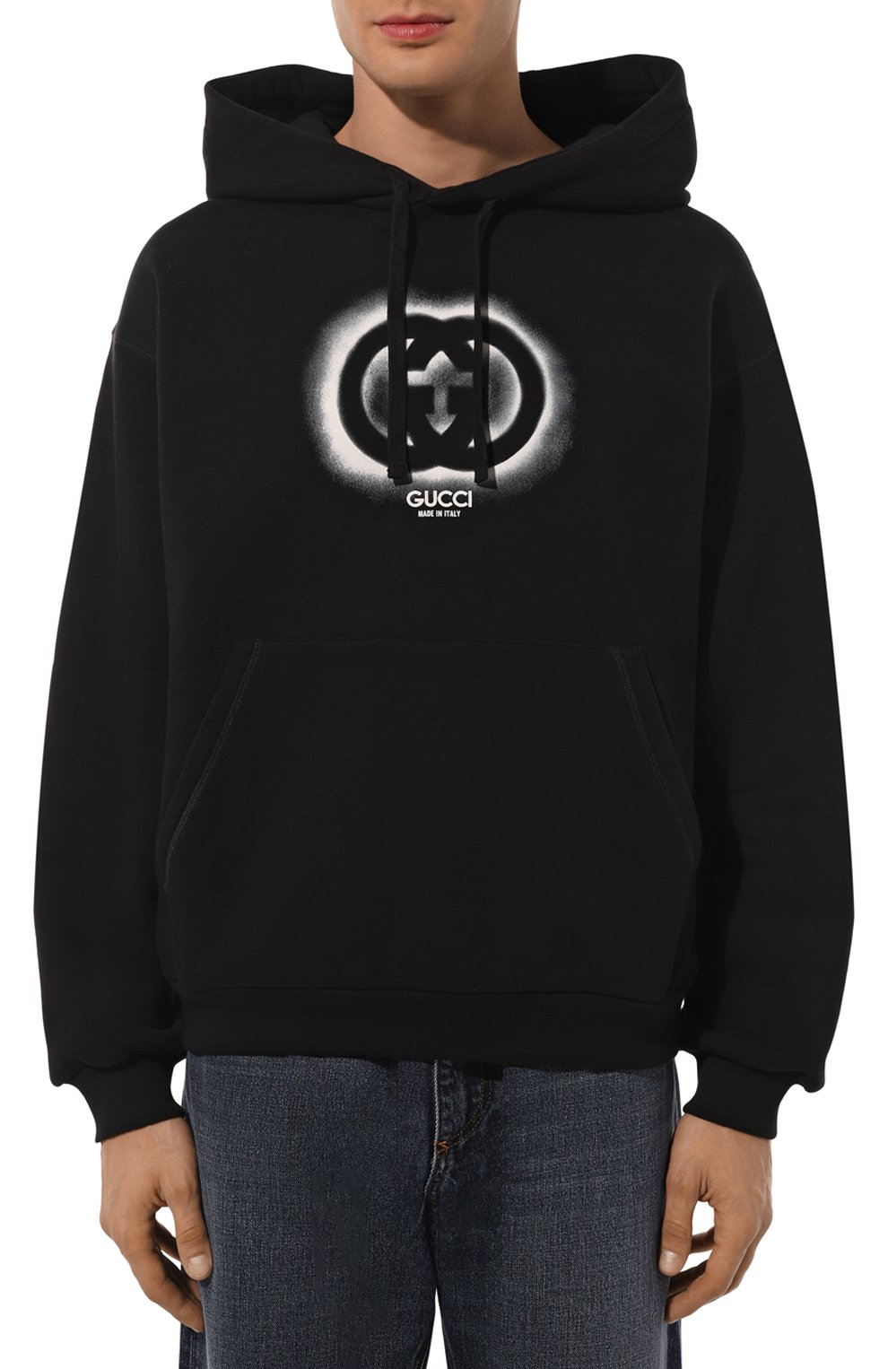 Хлопковое худи GUCCI, арт. 770839/XJF65, фото 3