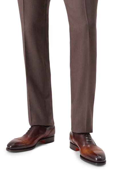 Кожаные оксфорды adrian SANTONI, арт. MCAG18885MC3HWVE, фото 3