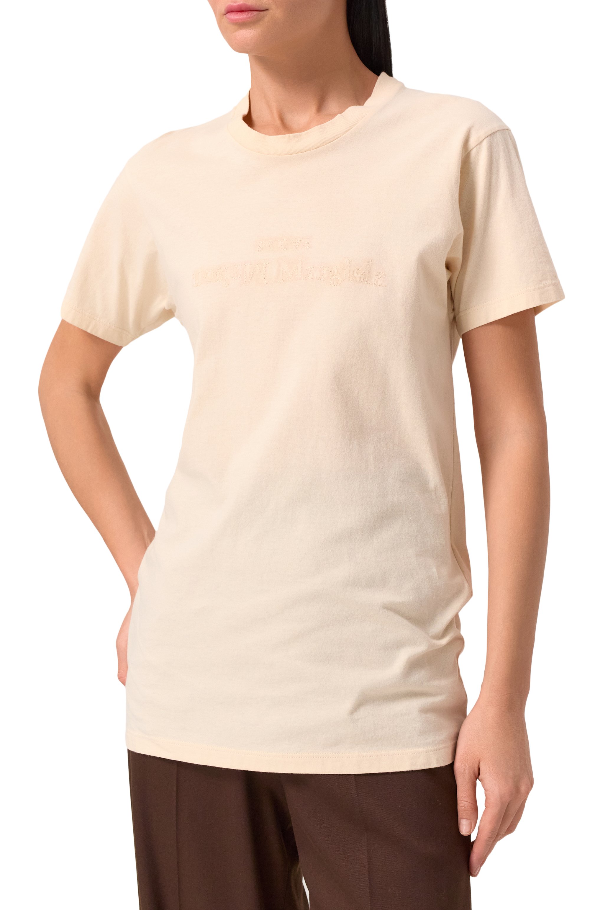 Хлопковая футболка MAISON MARGIELA, арт. S50GC0704/S24575, фото 3