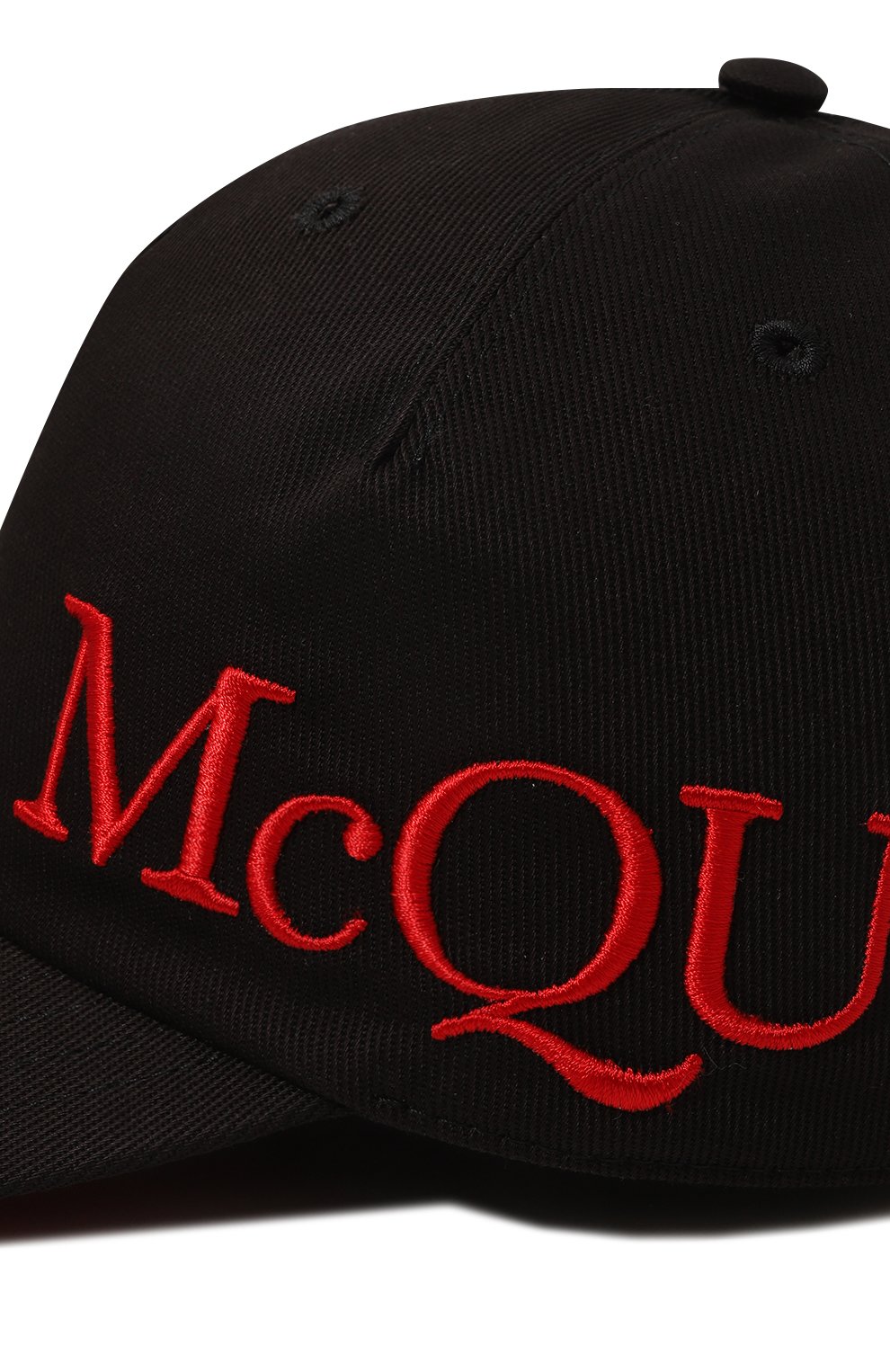 Хлопковая бейсболка ALEXANDER MCQUEEN, арт. 632896/4105Q, фото 4