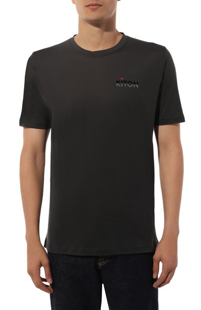 Хлопковая футболка KITON, арт. UMK0487KS, фото 3