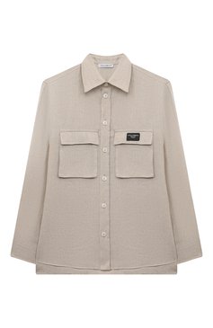 Льняная рубашка DOLCE & GABBANA, арт. L44S01/FU4LG, фото 1