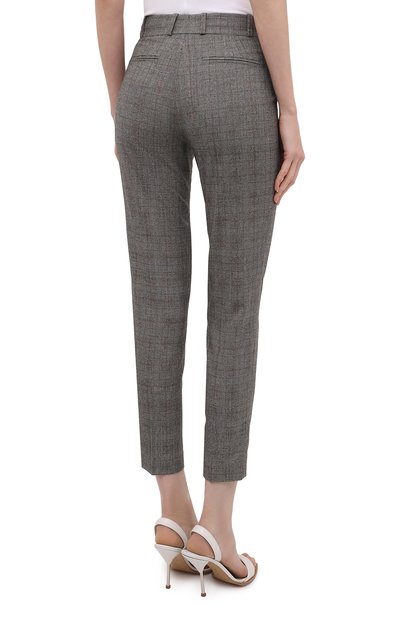 Шерстяные брюки LORO PIANA серого цвета по цене 158000 руб., арт. FAL9291, фото 4 Шерстяные брюки LORO PIANA, арт. FAL9291, фото 4