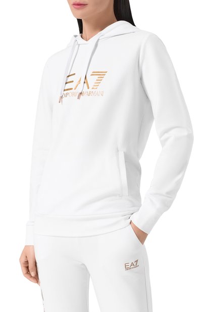 Хлопковое худи EA7, арт. 8NTM36/TJTXZ, фото 3