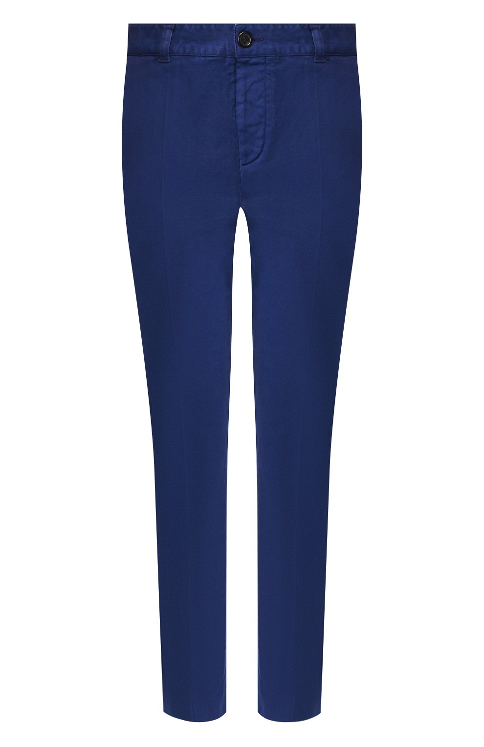 Хлопковые брюки DSQUARED2 синего цвета по цене 45650 руб., арт. S72KA0939/S52240, фото 1 Хлопковые брюки DSQUARED2, арт. S72KA0939/S52240, фото 1