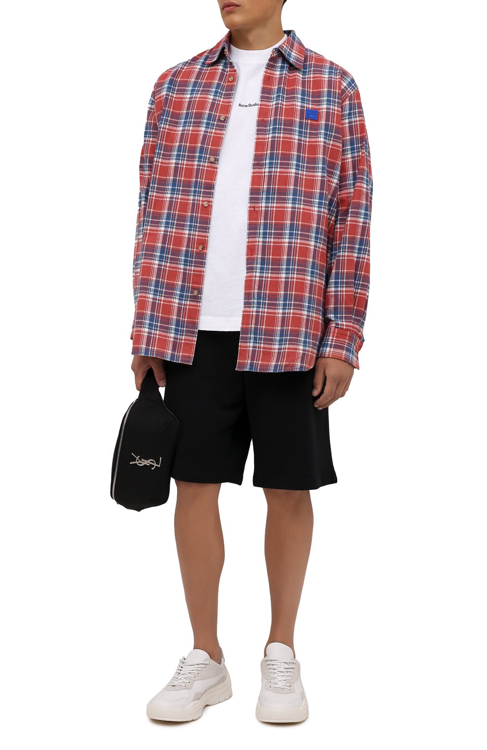 Хлопковая рубашка ACNE STUDIOS, арт. CB0031/M, фото 2