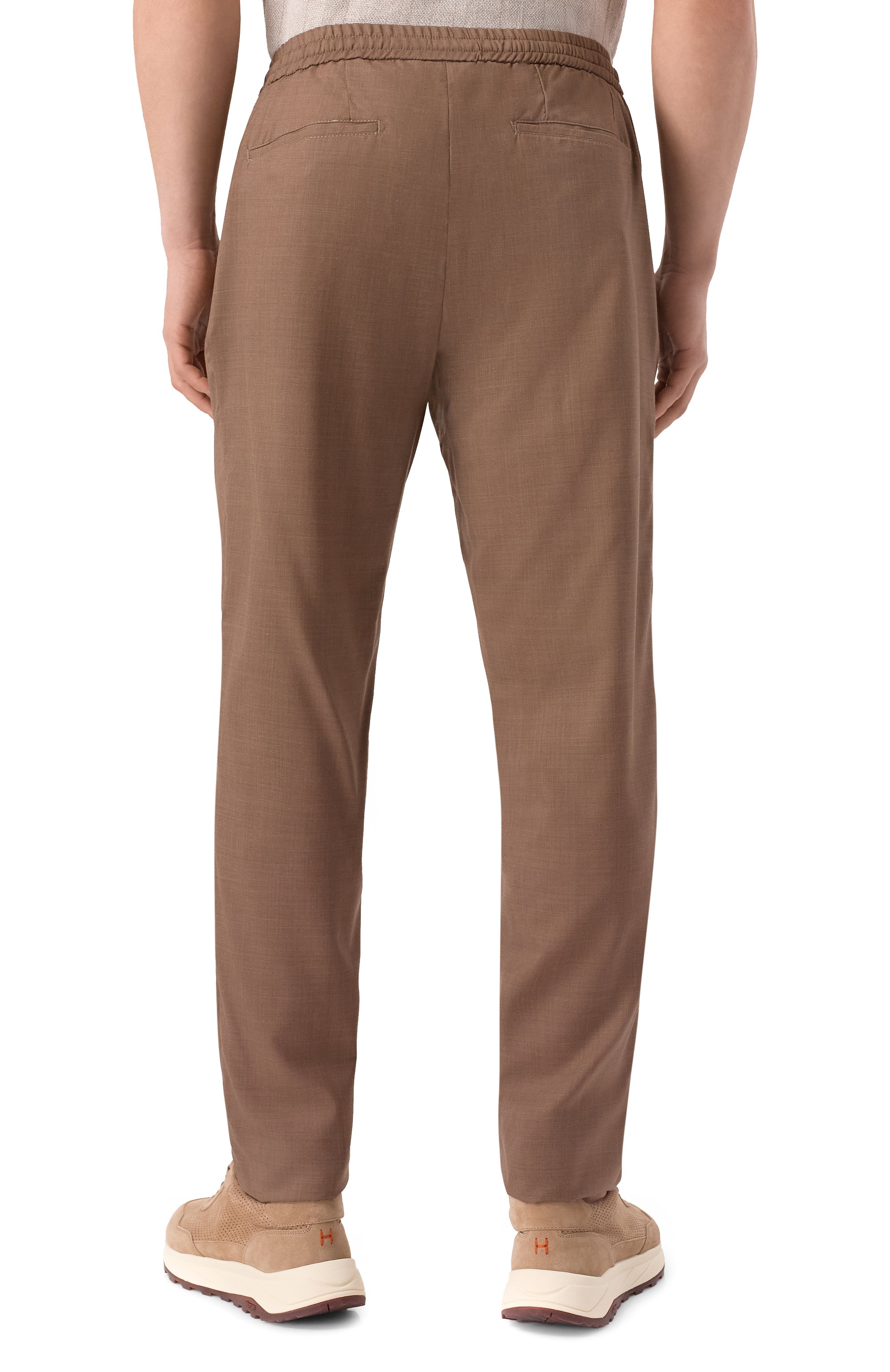 Брюки из шерсти и шелка MARCO PESCAROLO, арт. CHIAIA/5122/50, фото 4