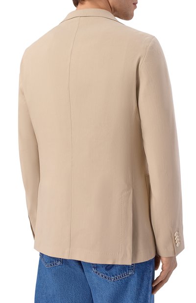 Пиджак изо льна и вискозы BOSS, арт. 50561959, фото 4