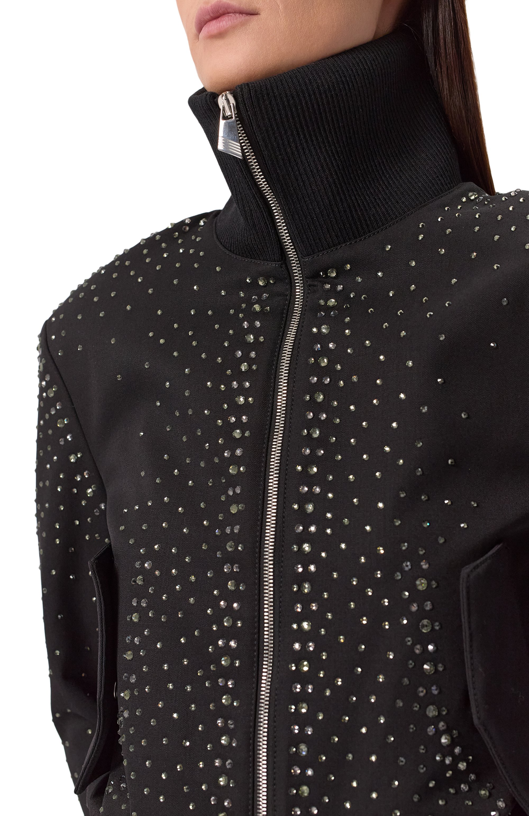 Шерстяной бомбер THE ATTICO, арт. 250WCB00071/WWW046TS, фото 5