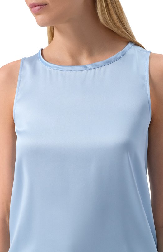 Атласный топ MVST M25.2MW.B401 Голубой  M25.2MW.B401 Фото 5