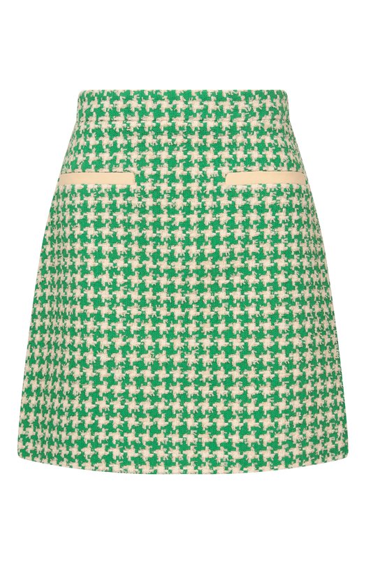 Твидовая юбка Valentino 8B3RAEJ8/9WS Зелёный 8B3RAEJ8/9WS