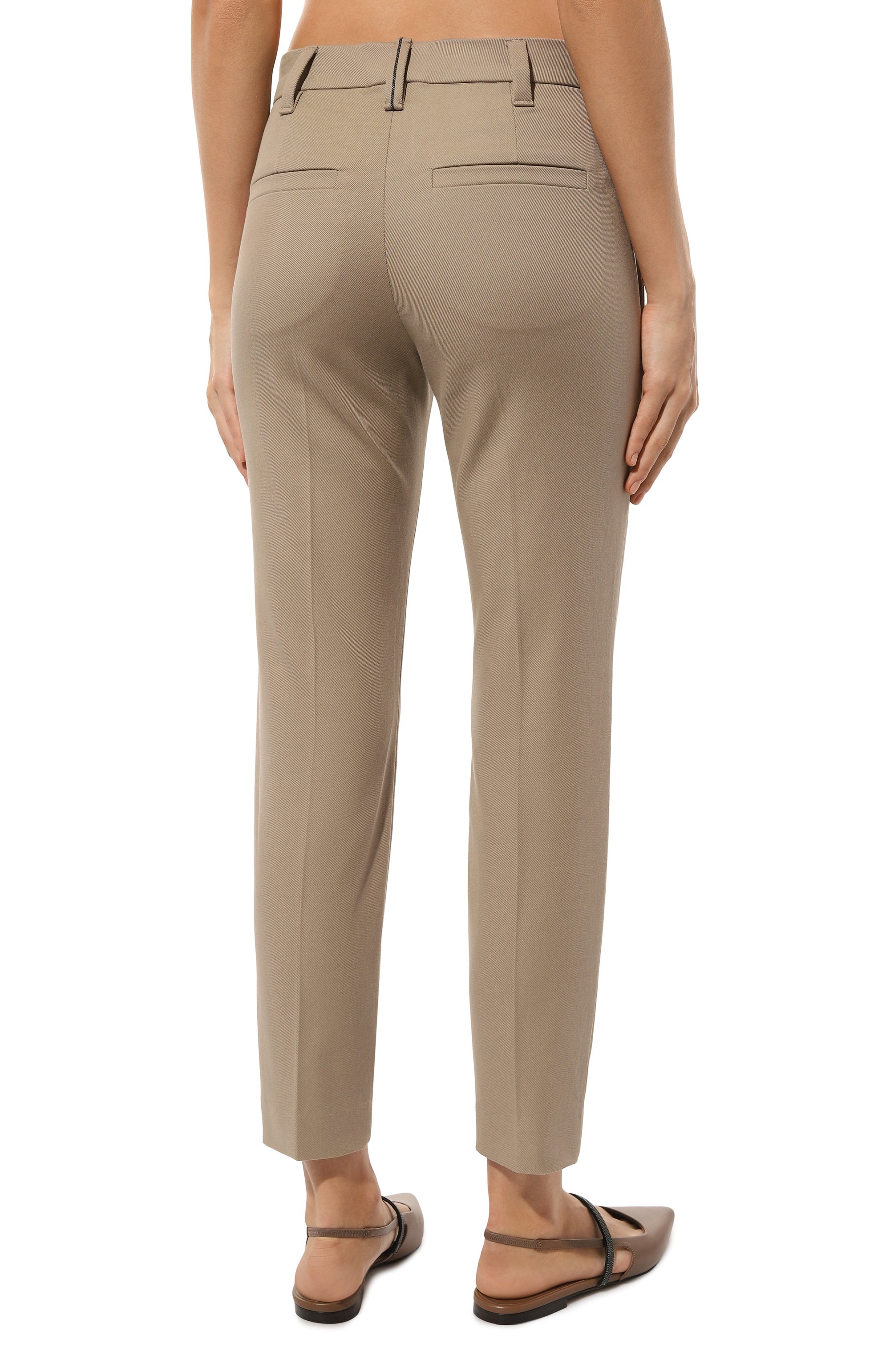 Хлопковые брюки BRUNELLO CUCINELLI, арт. MP126P8703, фото 4