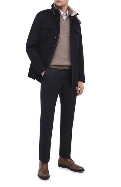 Кожаные ботинки TOD’S коричневого цвета по цене 59950 руб., арт. XXM62C0DH60D9C, фото 2 Кожаные ботинки TOD’S, арт. XXM62C0DH60D9C, фото 2