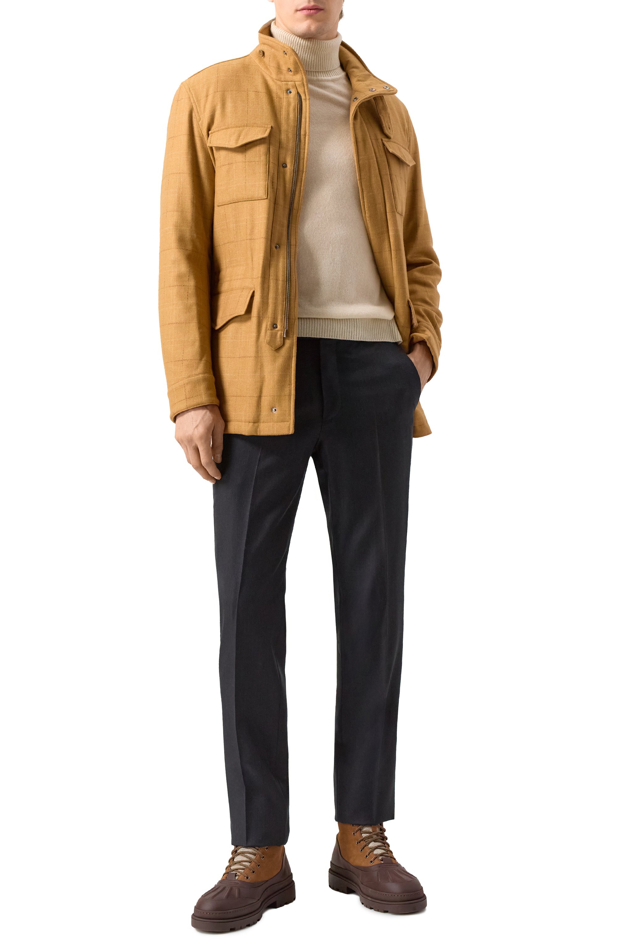 Кожаные ботинки duck BRUNELLO CUCINELLI, арт. MZURHGI711, фото 2