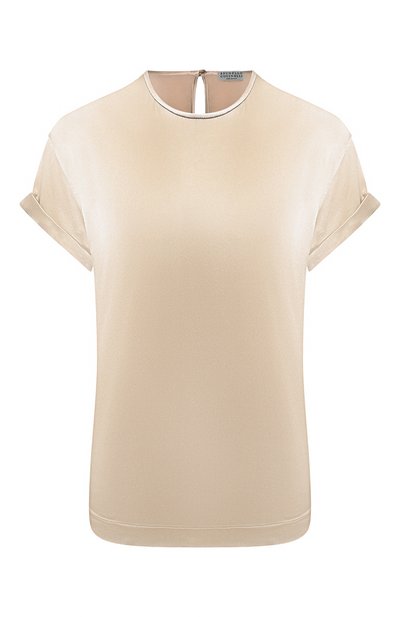 Женский шелковый топ BRUNELLO CUCINELLI, арт. M0C59B1008