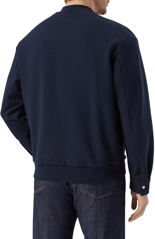 Хлопковая толстовка BOSS 50554232 Синий  50554232 Фото 4