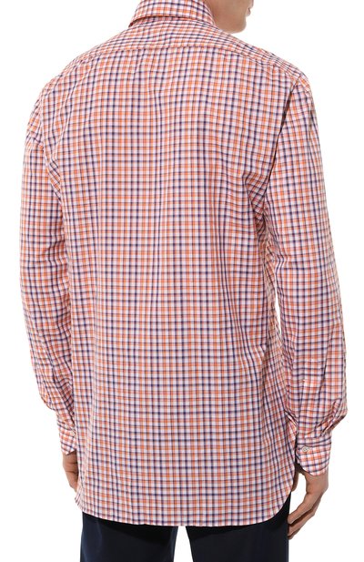 Хлопковая рубашка KITON, арт. UCIH08879, фото 4