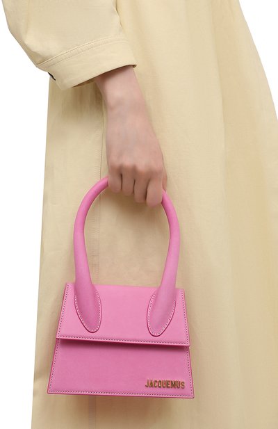 Сумка le chiquito moyen JACQUEMUS розового цвета по цене 63650 руб., арт. 211BA02/304450, фото 2 Сумка le chiquito moyen JACQUEMUS, арт. 211BA02/304450, фото 2