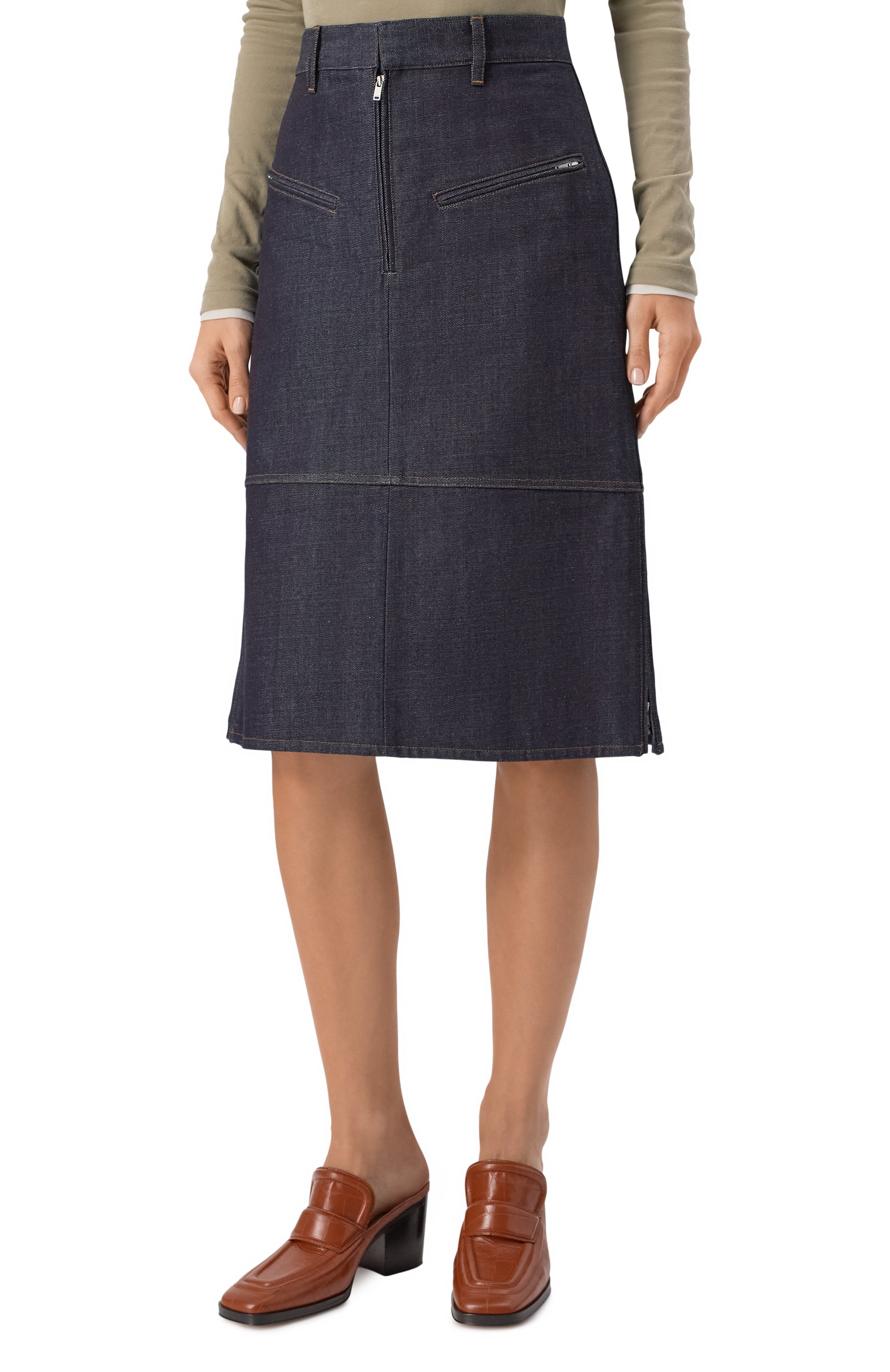 Джинсовая юбка JIL SANDER, арт. J03MA0235/J46463, фото 4