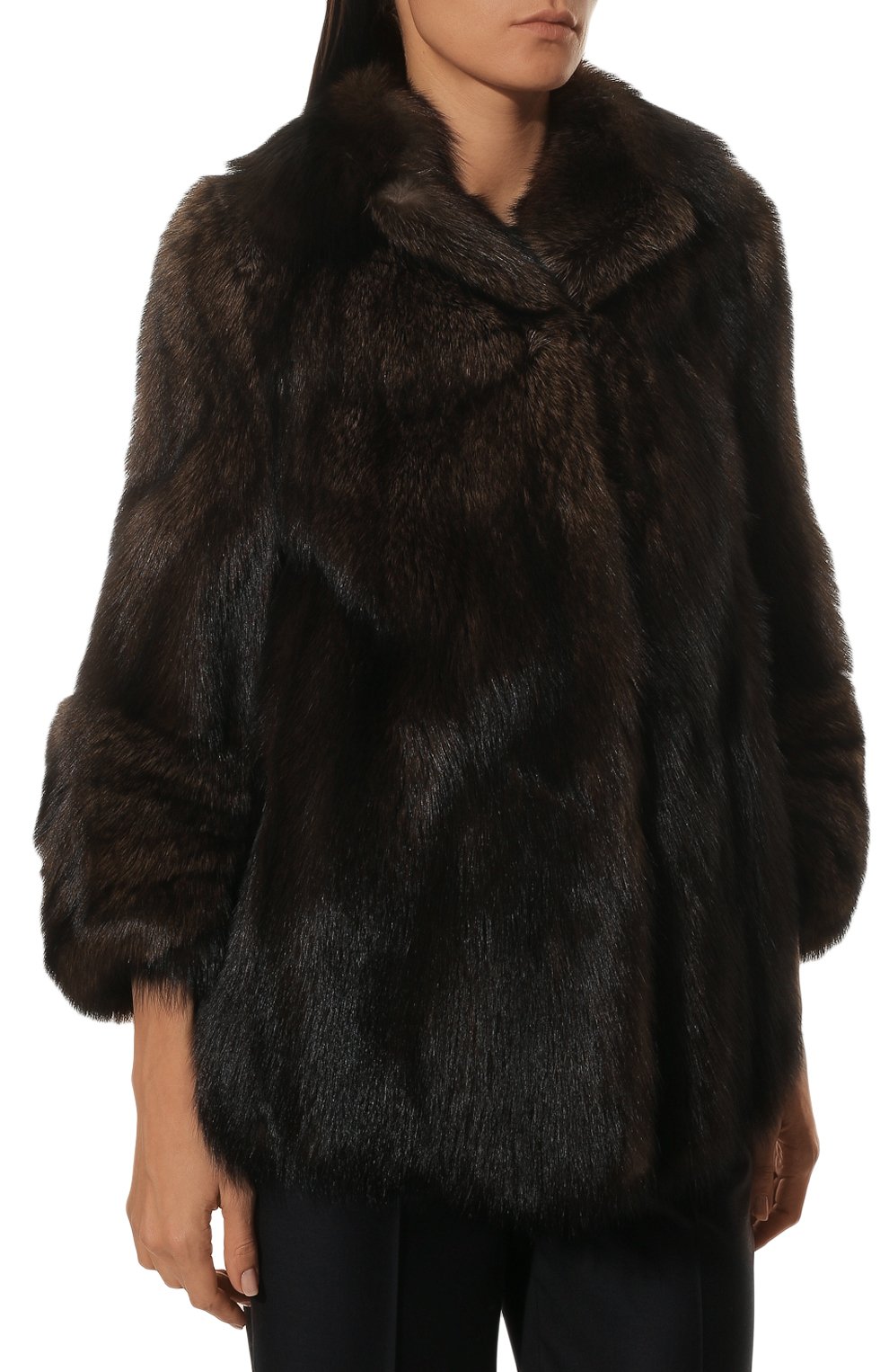 Шуба из куницы PRADA, арт. 165374-1EAH-F0003, фото 3