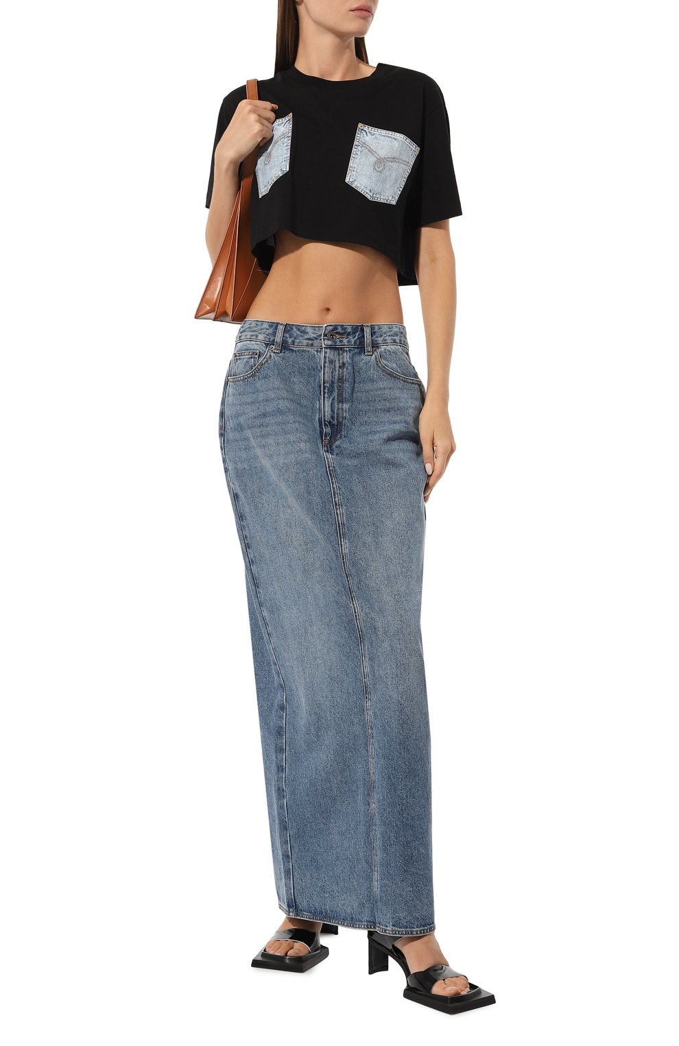 Хлопковая футболка M05CH1NO JEANS, арт. 232K2/A1205/8762, фото 2