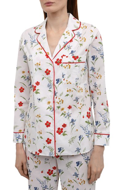 Хлопковая пижама YOLKE, арт. AW21-02C-ME-FL, фото 2