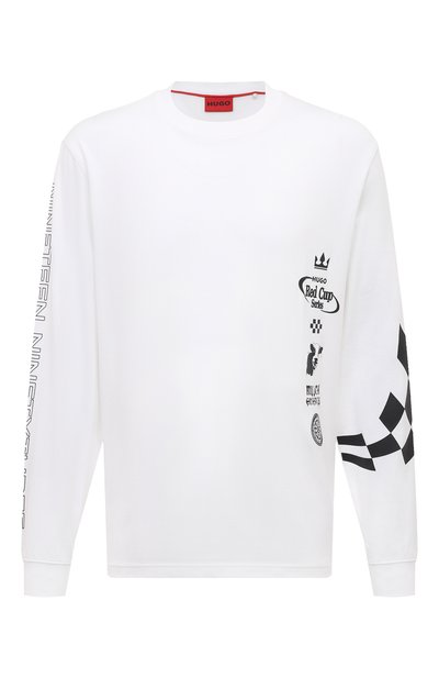 Хлопковый лонгслив HUGO, арт. 50511045, фото 1