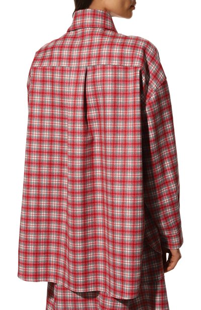 Шерстяная рубашка VIKA GAZINSKAYA, арт. W-23-FW-20-1276-WOOL-RED, фото 4