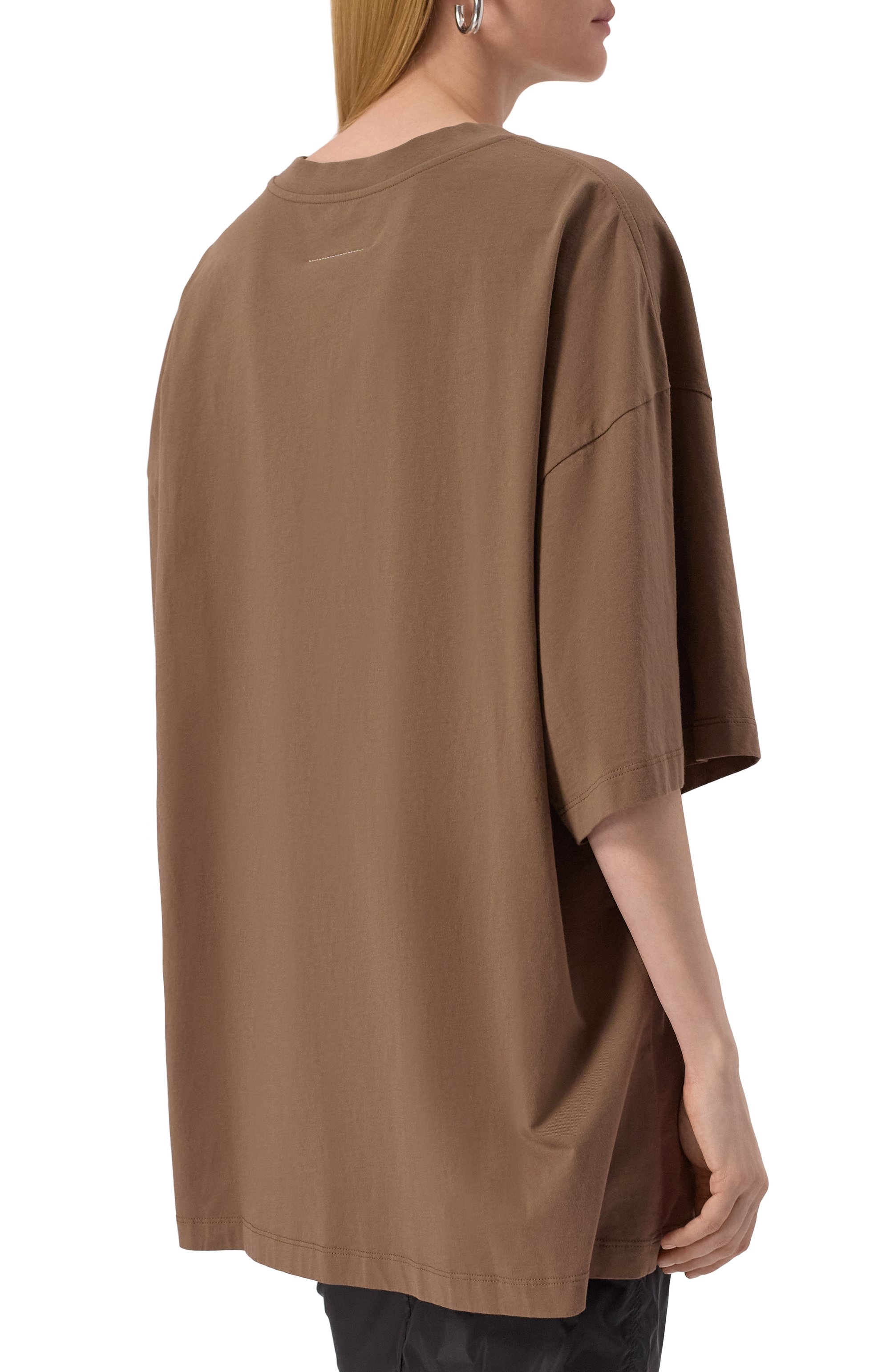 Хлопковая футболка MM6, арт. S52GC0342/S24312, фото 4