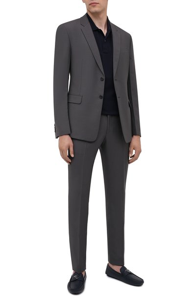 Кожаные мокасины PRADA, арт. 2DD164-053-F0216-U00I, фото 2