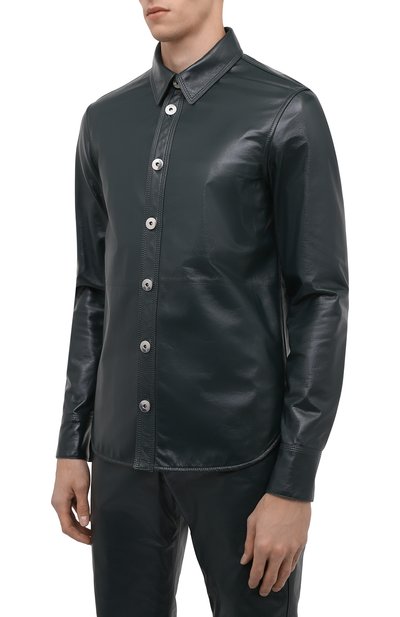 Кожаная рубашка BOTTEGA VENETA, арт. 665080/V0W21, фото 3