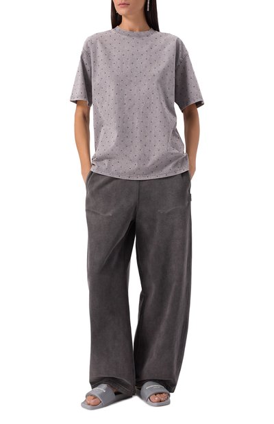 Хлопковая футболка с отделкой стразами FLASHIN, арт. FS25TVRH, фото 2