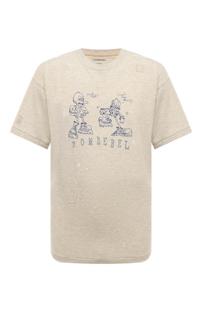 Мужская хлопковая футболка DOMREBEL, арт. M DANCING T-SHIRT/TSHIRT