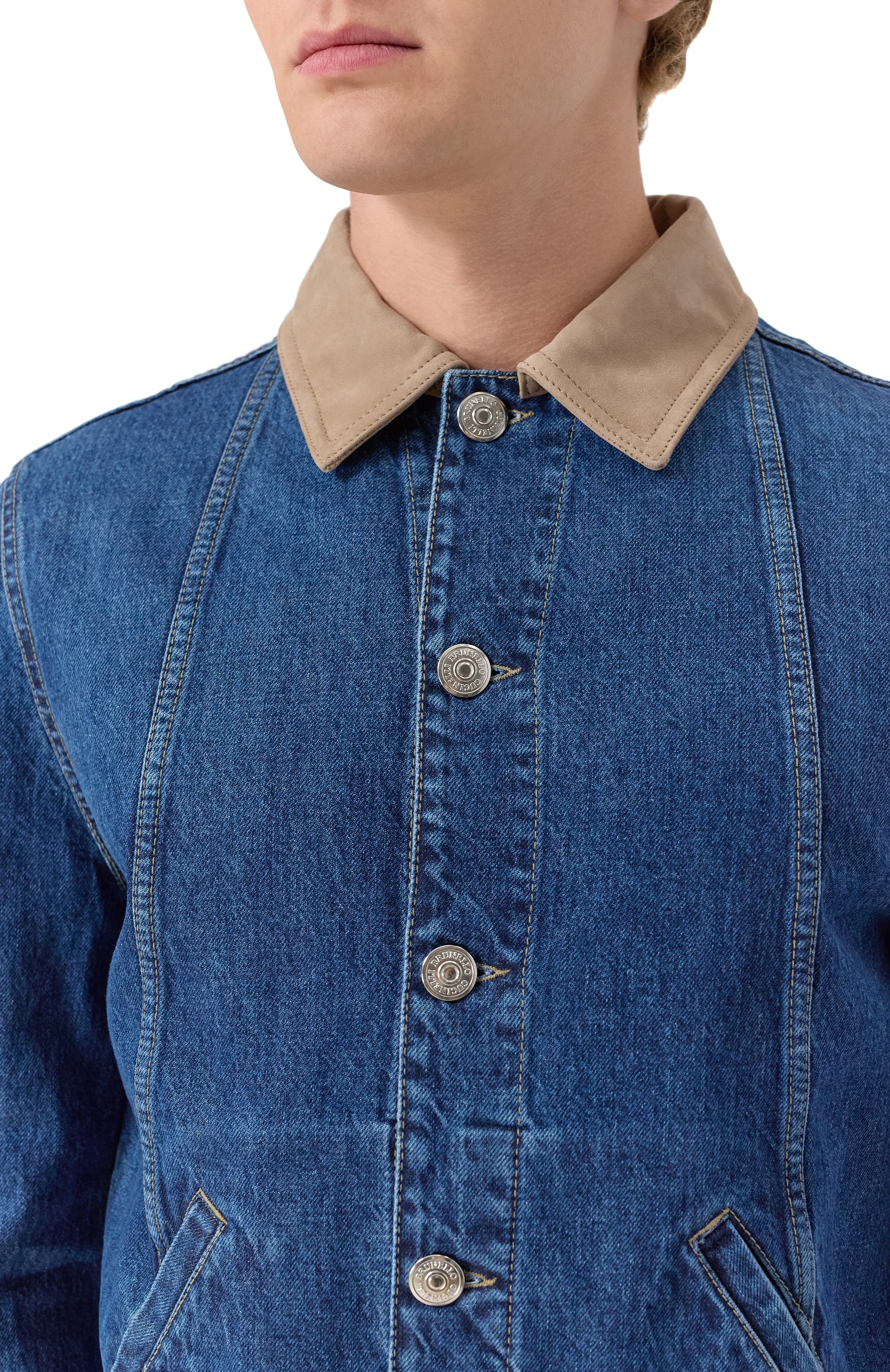 Джинсовая куртка BRUNELLO CUCINELLI, арт. M241P6911, фото 5