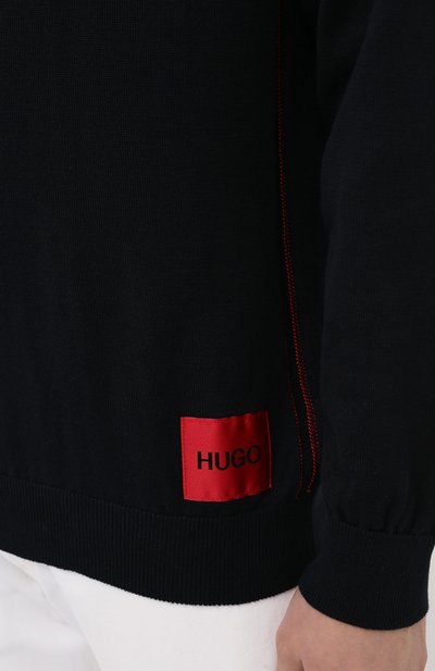 Хлопковый джемпер HUGO, арт. 50430503, фото 5