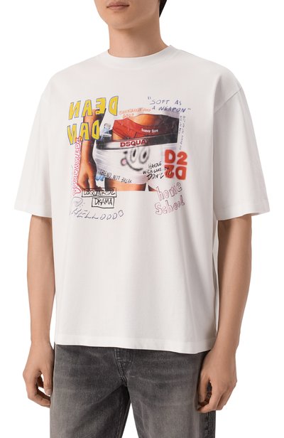 Хлопковая футболка DSQUARED2, арт. S74GD1585/D20033, фото 3