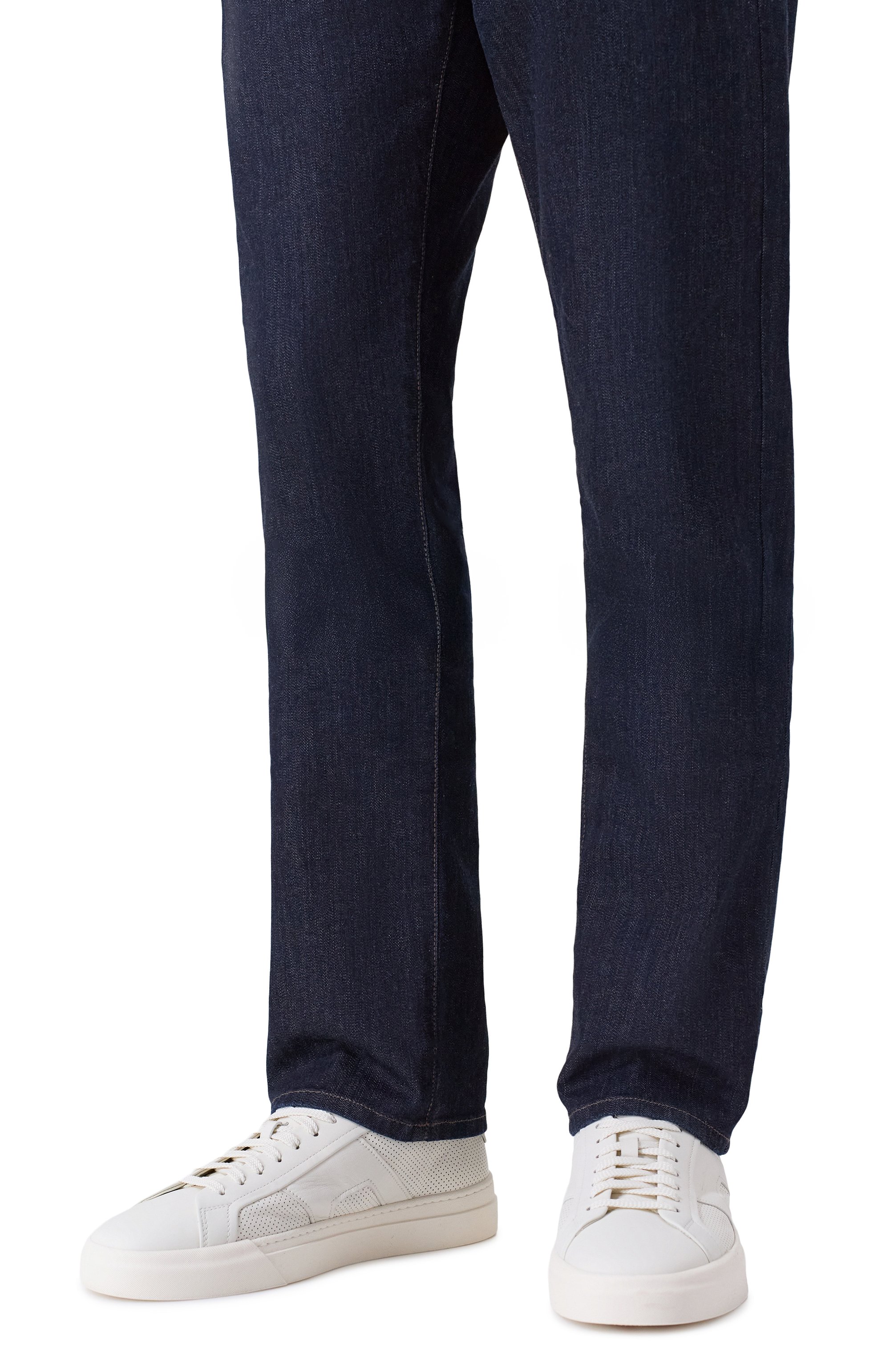 Кожаные кеды gloria SANTONI белого цвета по цене 87950 руб., арт. MBGG22068PNNTIFR, фото 3 Кожаные кеды gloria SANTONI, арт. MBGG22068PNNTIFR, фото 3