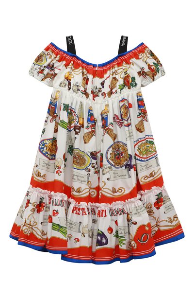 Хлопковое платье DOLCE & GABBANA, арт. L53DF7/G7E1N/2-6, фото 2