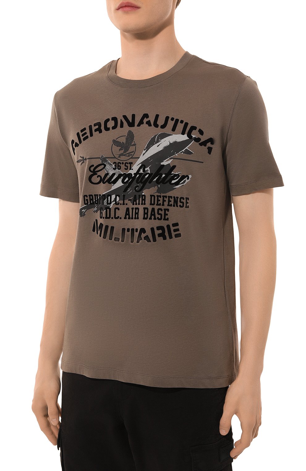 Хлопковая футболка AERONAUTICA MILITARE, арт. TS2343J634, фото 3