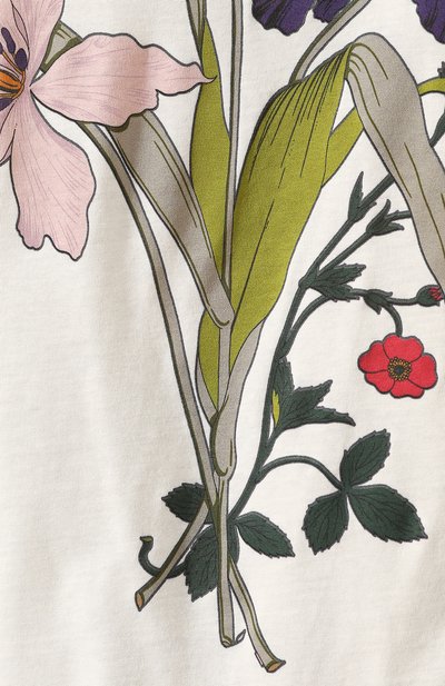 Хлопковая футболка GUCCI кремового цвета по цене 31300 руб., арт. 492347/XJAN5, фото 5 Хлопковая футболка GUCCI, арт. 492347/XJAN5, фото 5
